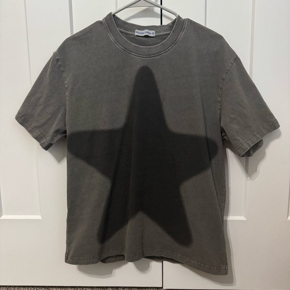 aelfric eden star print washed tee